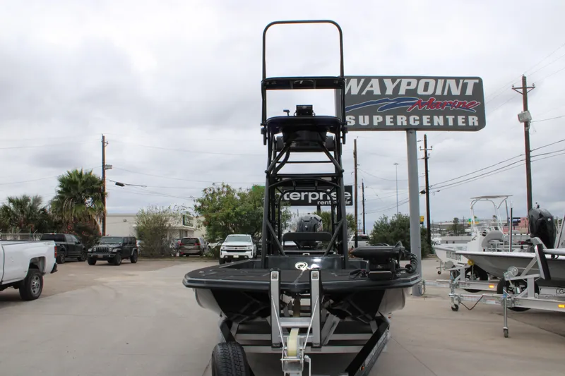 Slide: The Image of 2025 Mamba 24 Catamaran Elite at Waypoint Marine Supercenter, front view. - 9