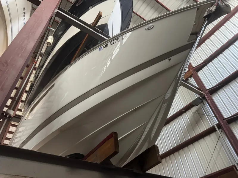 Slide: The Image of 2018 Cobalt R35 boat stored in warehouse. - 14