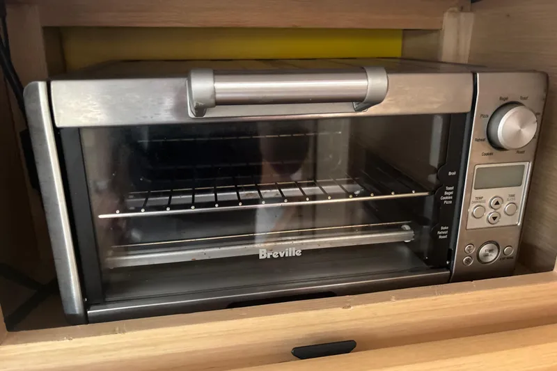 Slide: The Image of Breville toaster oven in Jeanneau Sun Odyssey 389 yacht, 2017 model. - 45