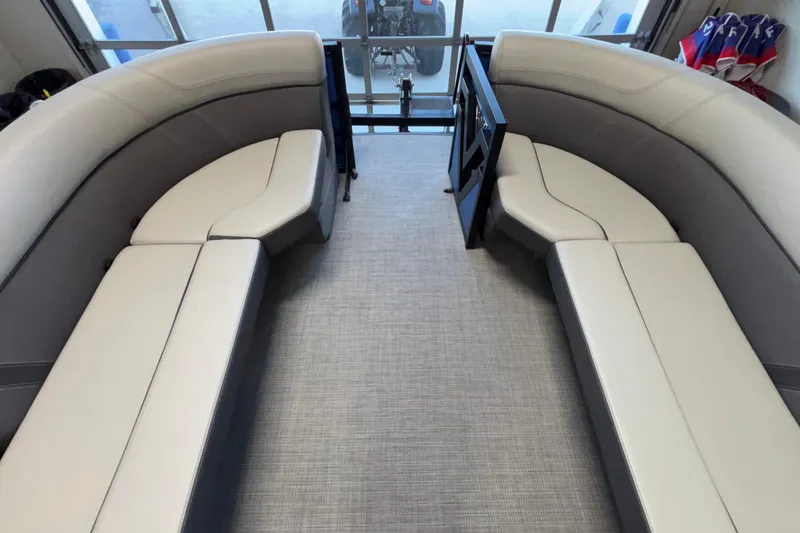 Slide: The Image of Luxurious interior of 2026 Viaggio Z24U boat with spacious seating and modern design. - 3
