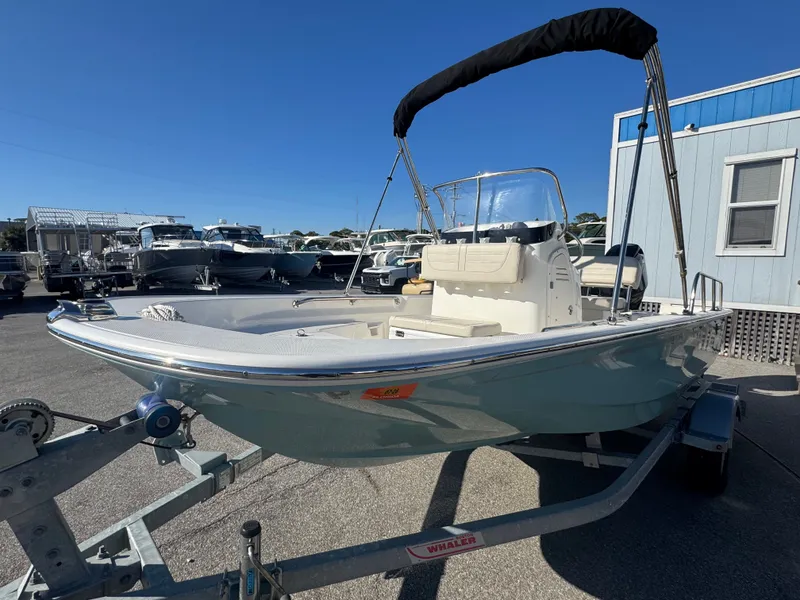 Slide: The Image of Boston Whaler 150 Montauk 2023 - 2