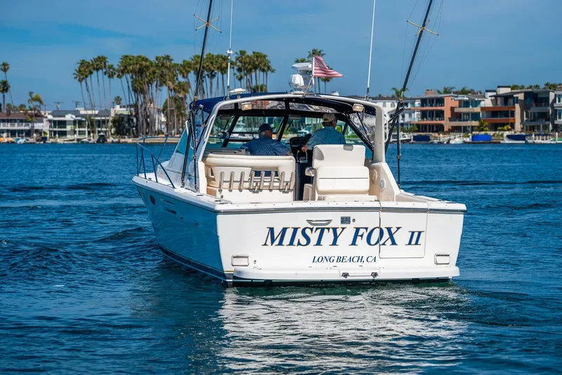 Slide: The Image of 2000 Tiara 31 Open boat "Misty Fox II" cruising in Long Beach, California waters. - 28