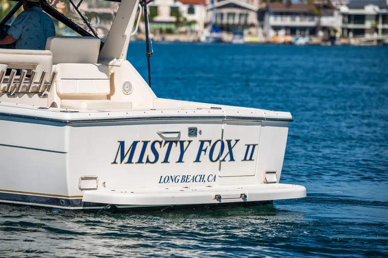 Slide: The Image of 2000 Tiara 31 Open boat named "Misty Fox II" in Long Beach waters. - 29