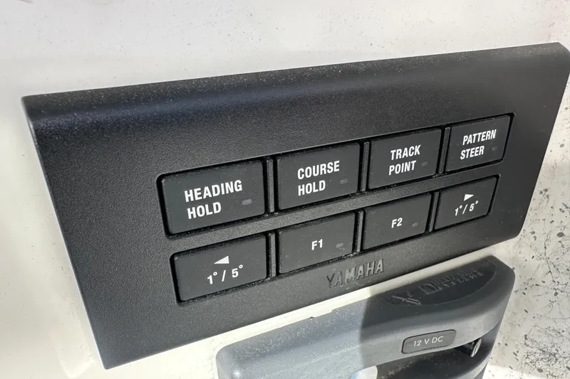 Slide: The Image of Control panel on a 1993 Davis Radoncraft boat with navigation buttons. - 27