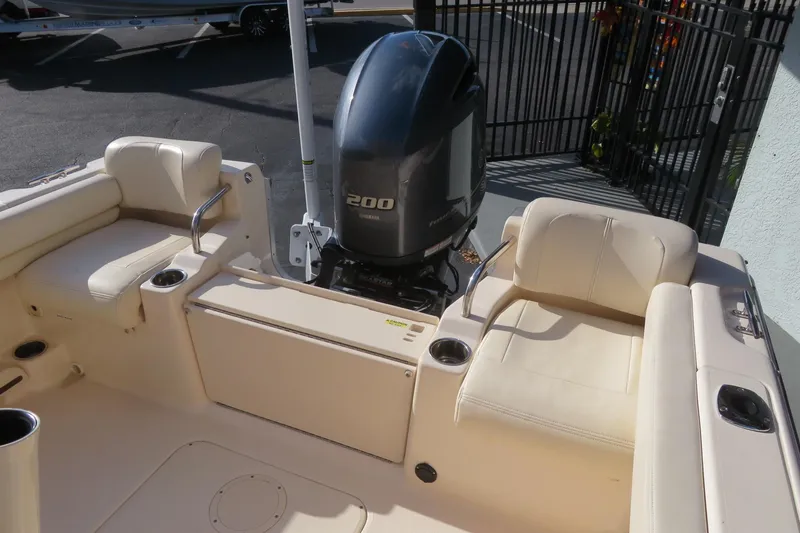 Slide: The Image of Ceiling light fixture inside 2016 Grady-White Fisherman 209 boat cabin. - 27