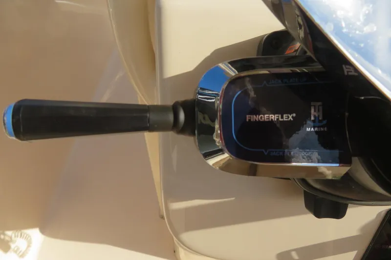 Slide: The Image of Fusion MS-UD755 stereo system on 2016 Grady-White Fisherman 209 boat dashboard. - 49