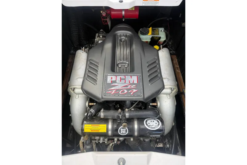 Slide: The Image of Engine of 2013 Nautique Super Air Nautique G23 Coastal Edition, PCM ZR 409. - 10