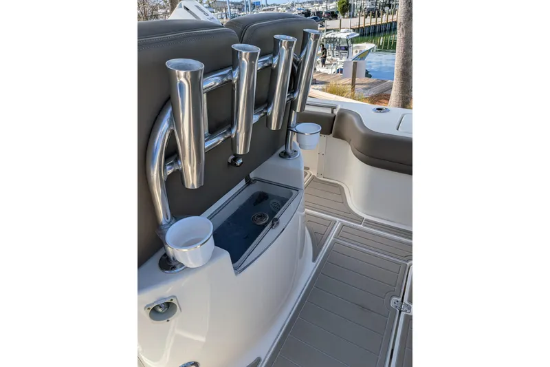 Slide: The Image of Blackwood 27 boat 2012 with speakers and control console. - 5