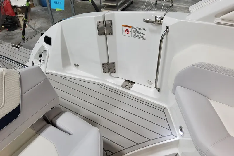 Slide: The Image of 2026 Formula 360 Crossover Bowrider OB interior with sleek seating and modern design. - 52