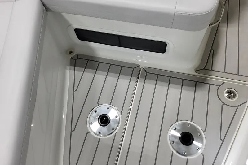 Slide: The Image of 2026 Formula 360 Crossover Bowrider OB deck with sleek, modern design and fittings. - 71