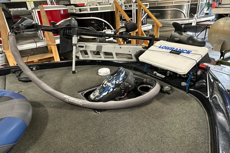 Slide: The Image of 2016 Skeeter FX20 Limited Edition boat with Lowrance electronics and fishing equipment. - 9