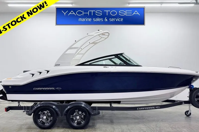 The Image of 2026 Chaparral 21 SSi boat on trailer at Yachts to Sea dealership. - 0
