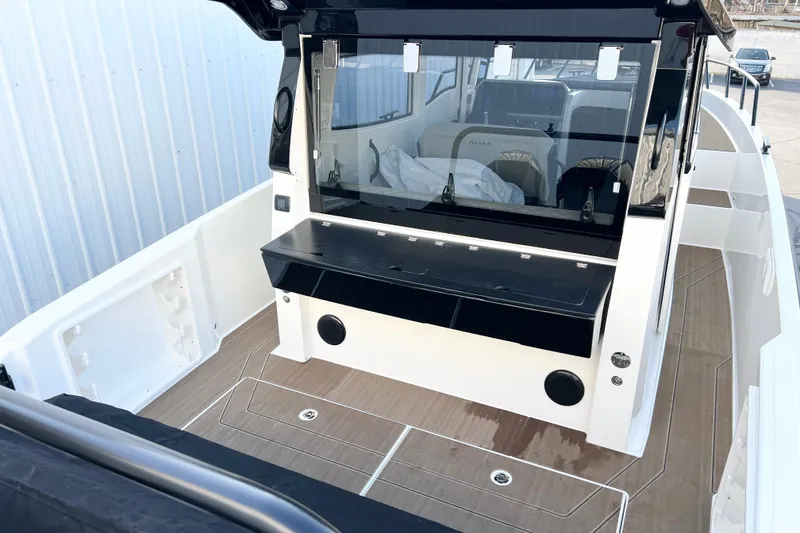 Slide: The Image of 2026 Navan C30 boat deck with sleek design and modern features. - 5