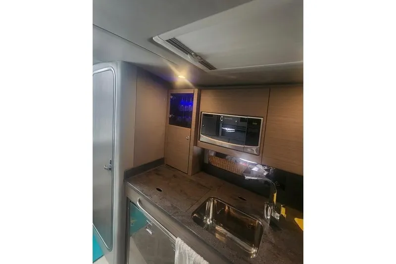 Slide: The Image of Modern kitchen interior of 2019 Formula 34 Performance Cruiser yacht. - 5