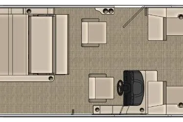 Slide: The Image of 2026 Bentley Pontoons Legacy 223 Swingback floor plan - 18