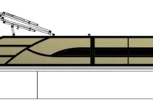 The Image of 2026 Bentley Pontoons Legacy 243 Swingback side view - 3