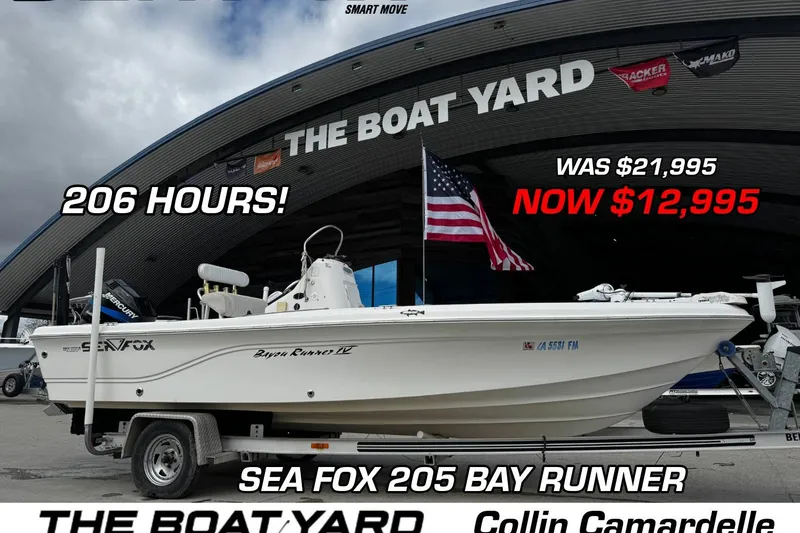 The Image of 2005 Sea Fox 205 Bay Fisher boat for sale, 206 hours, discounted to $12,995. - 1