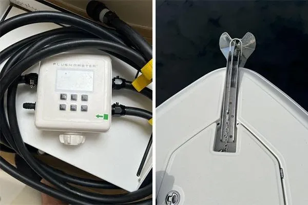 Slide: The Image of 2018 Hydra-Sports 3000 CC boat equipment: FlushMaster control and anchor system. - 23