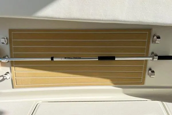 Slide: The Image of 2018 Hydra-Sports 3000 CC boat deck with mounted rod holder. - 5