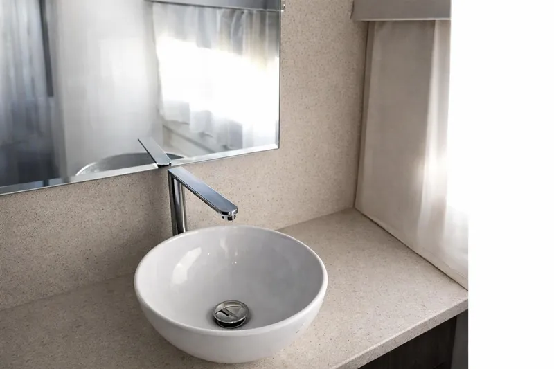 Slide: The Image of Modern bathroom sink in 2019 Regal 42 Grande Coupe yacht. - 15