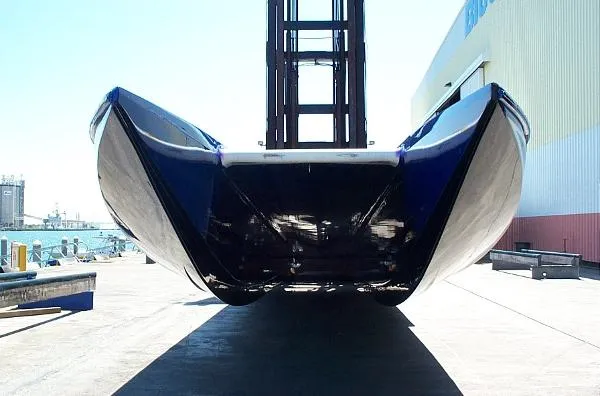 Slide: The Image of Ocean Express Offshore Performance Catamaran 1999 - 1