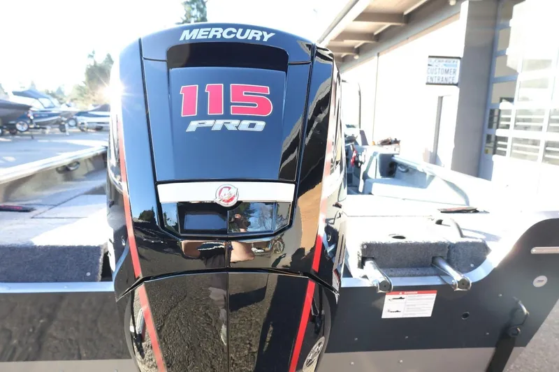 Slide: The Image of 2026 Lund 1775 Impact XS Sport with Mercury 115 Pro outboard engine. - 43