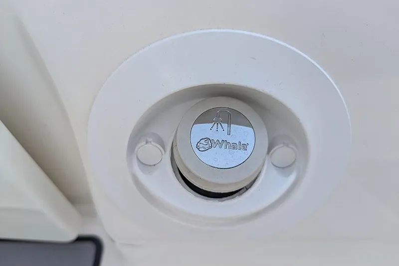 Slide: The Image of Whale shower control on 2021 Sea Ray SDX 270 Outboard boat. - 20