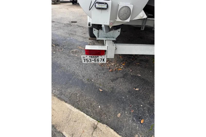 Slide: The Image of Rear view of a 2020 Starcraft SLS 3 trailer with Texas license plate. - 6
