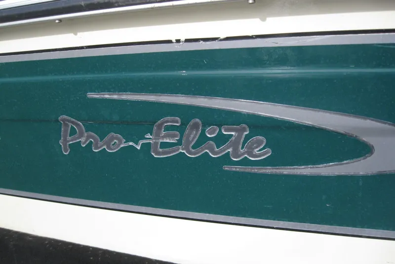 Slide: The Image of 1999 Starcraft Pro-Elite 2000 boat logo on green background. - 4