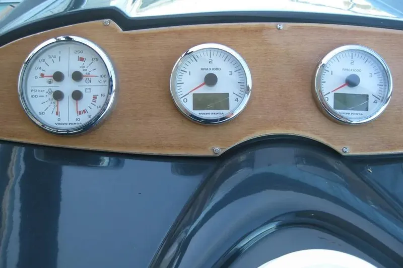 Slide: The Image of 2008 Doral Alegria boat interior with beige leather seating and modern design. - 39