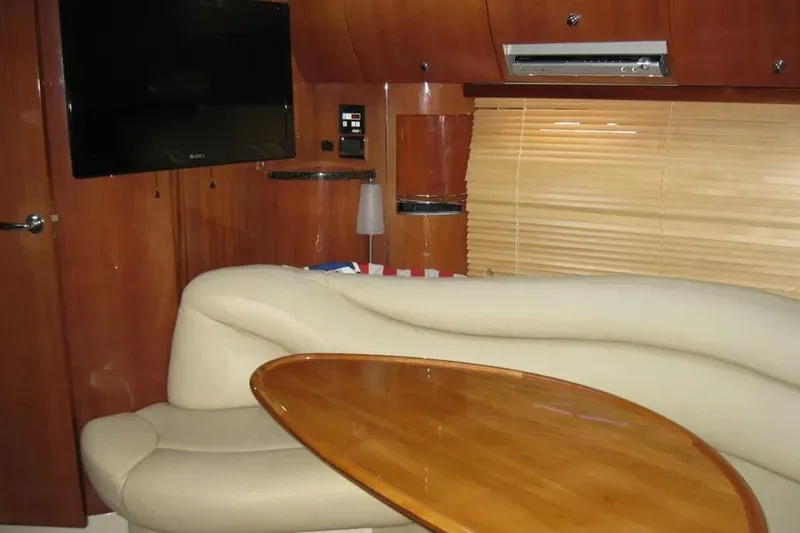 Slide: The Image of Control panel on 2008 Doral Alegria boat with air system settings. - 56