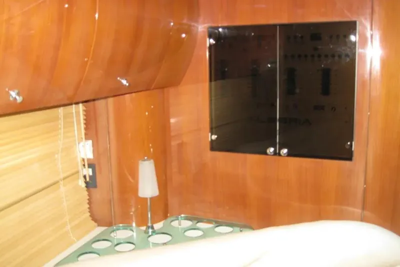 Slide: The Image of Electrical control panel of a 2008 Doral Alegria boat, featuring AC and DC circuits. - 59