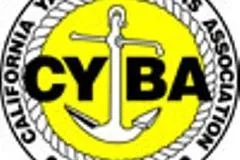 Slide: The Image of California Yacht Brokers Association logo with anchor, Bayliner 315 Cruiser 2011 model. - 43