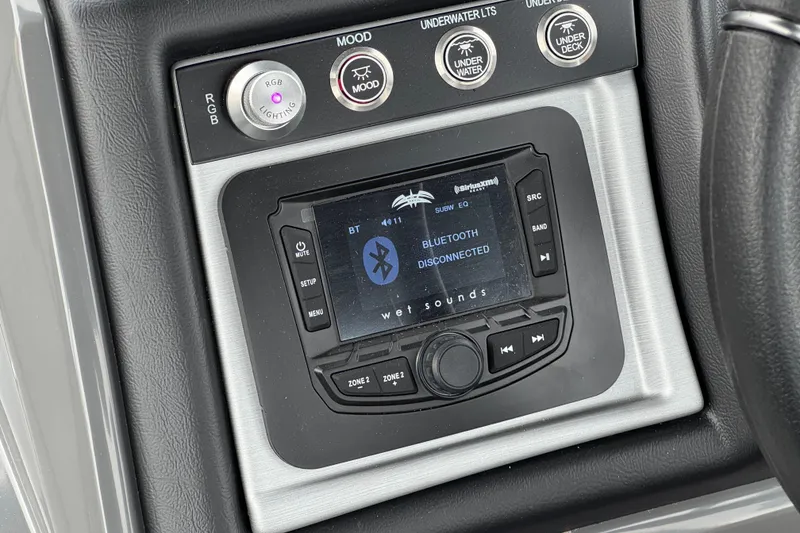 Slide: The Image of 2026 Berkshire 21CL STS control panel with Bluetooth and lighting options. - 29