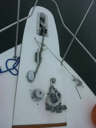 Slide: The Image of Sea Ray 410 Aft Cabin 1988 - 4