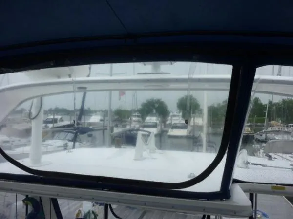 Slide: The Image of Sea Ray 410 Aft Cabin 1988 - 5