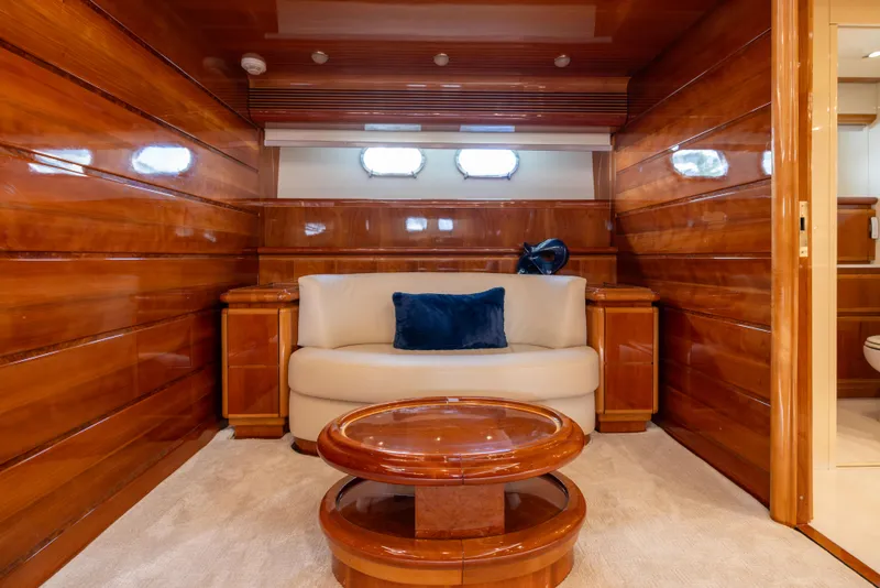 Slide: The Image of Ferretti 94 Dreamchaser - Interior Stateroom - 15