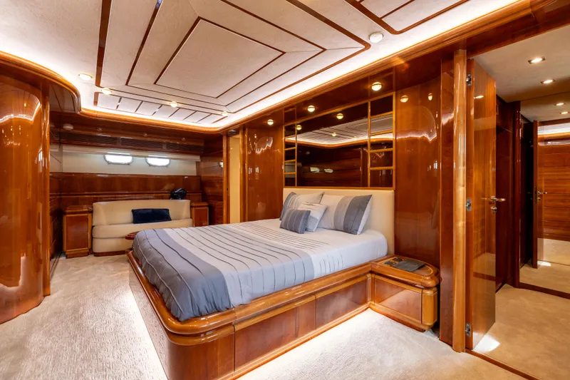 Slide: The Image of Ferretti 94 Dreamchaser - Interior Stateroom - 2