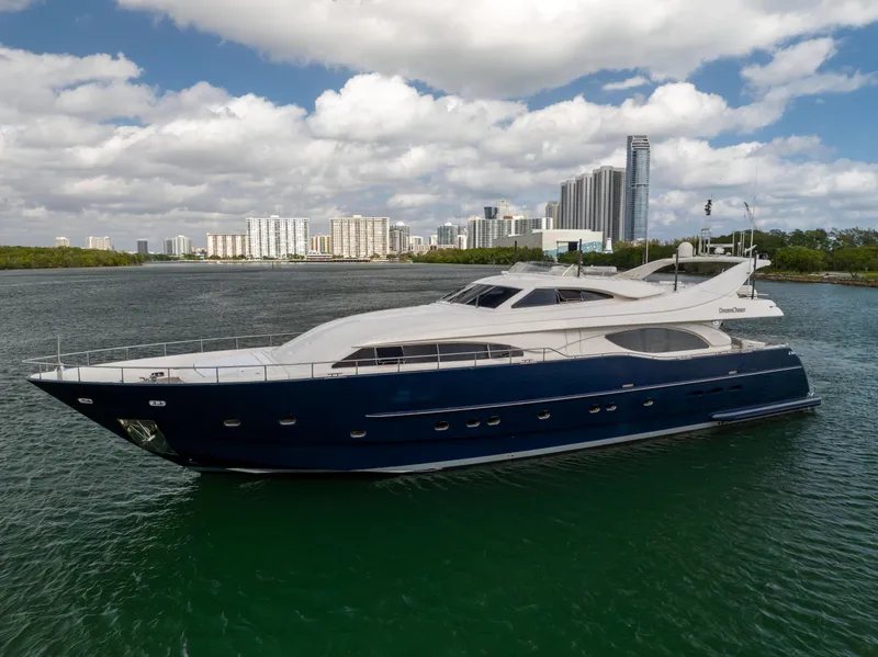 Slide: The Image of Ferretti 94 Dreamchaser - Exterior Profile - 54