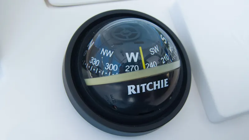 Slide: The Image of Ritchie compass on Intrepid 400 Cuddy 2017 boat. - 8