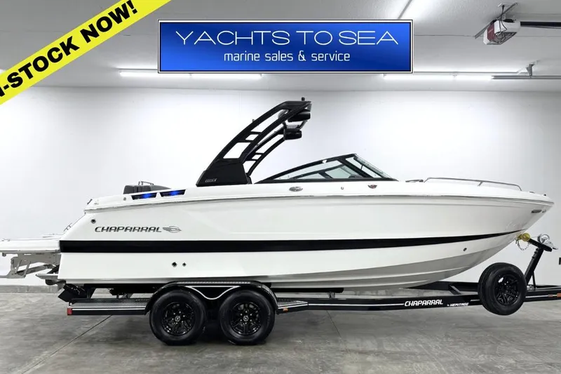 The Image of 2026 Chaparral SSX 6 boat on trailer at Yachts to Sea dealership. - 0