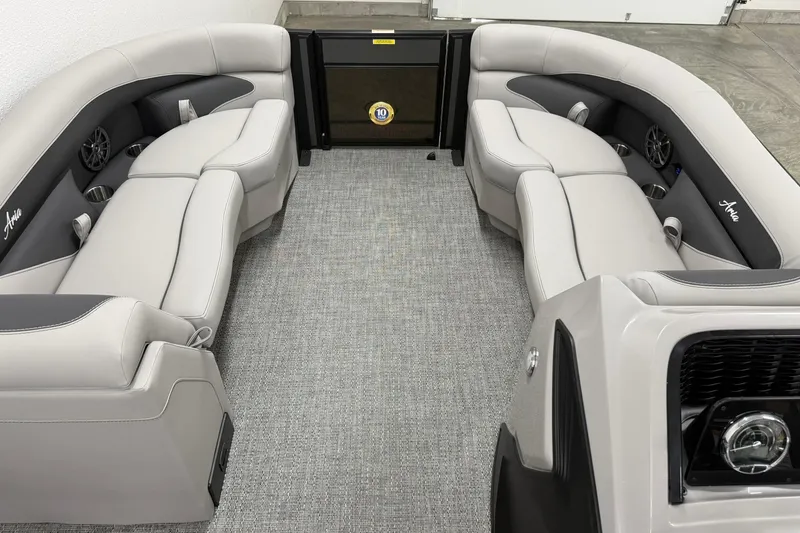 Slide: The Image of 2026 Barletta ARIA 22UC boat interior with luxurious seating and modern design. - 20