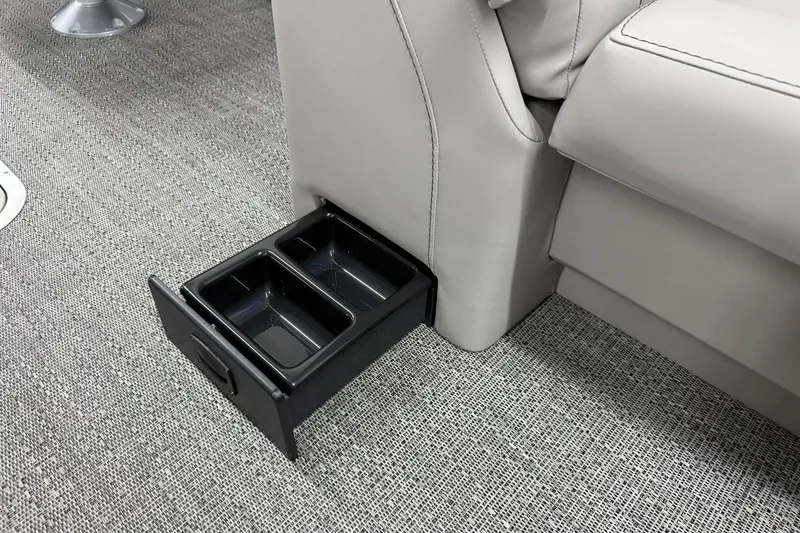 Slide: The Image of Cup holder in Barletta ARIA 22UC 2026 boat interior, featuring sleek design and functionality. - 24