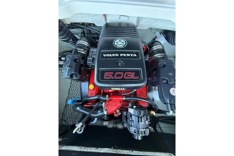 Slide: The Image of Volvo Penta 5.0GL engine in 2008 Glastron GX 205 boat. - 12