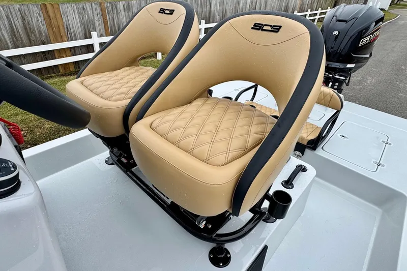 Slide: The Image of Luxurious seats in SCB R24 boat, model 2026. - 11