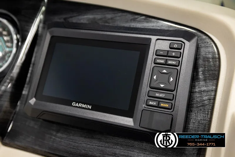 Slide: The Image of Garmin navigation system in 2026 Avalon LSZ ENT boat dashboard. - 40
