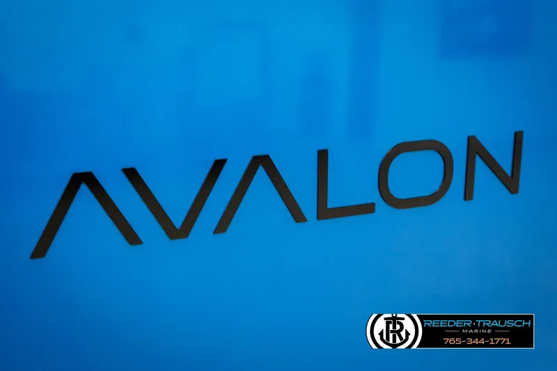 Slide: The Image of 2026 Avalon LSZ ENT logo on blue background, Reeder-Trausch Marine branding. - 53