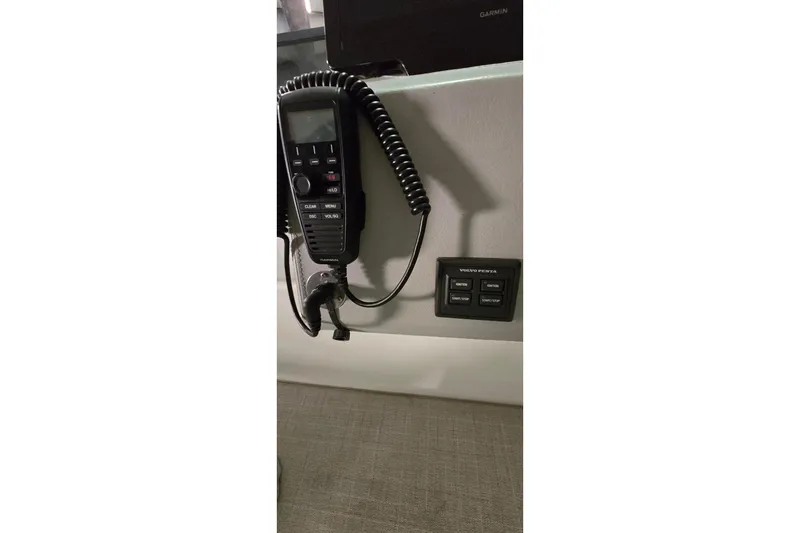 Slide: The Image of Interior view of 2024 Regal 42 Fly yacht cabin with stairs and bed. - 38