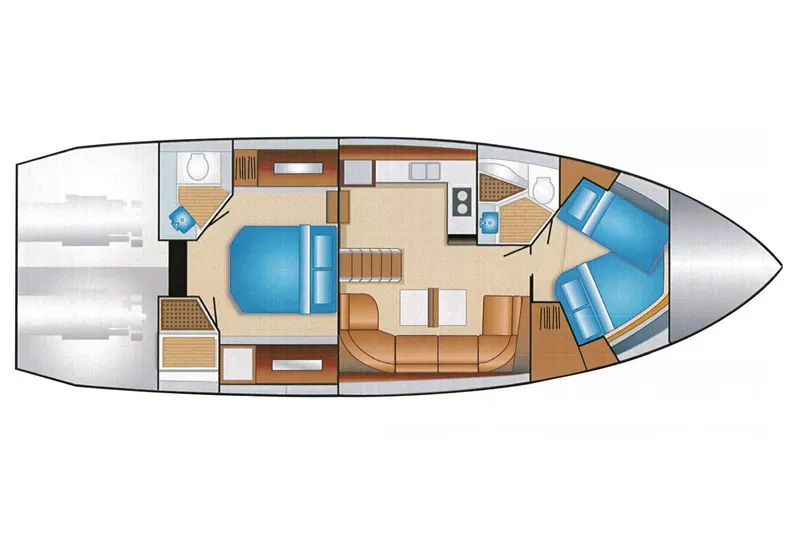Slide: The Image of Interior of 2016 Regal 53 Sport Coupe with leather seats and modern dashboard. - 13