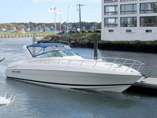 Slide: The Image of Riviera 470M-Wellcraft Excalibur with Arneson Surface Drives 2002 - 2